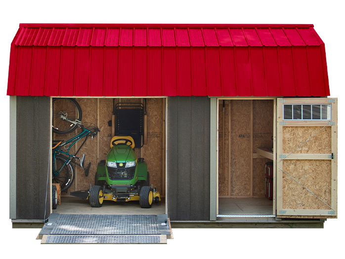 Utility Shed With Rampage Door - Marten Portable Buildings Of Effingham, Illinois
